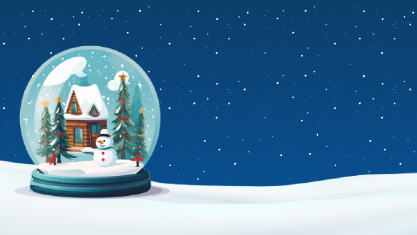 Η γυάλα των χριστουγεννιάτικων στιγμών 