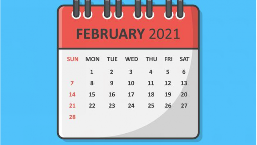 Ημερολόγιο Φεβρουαρίου