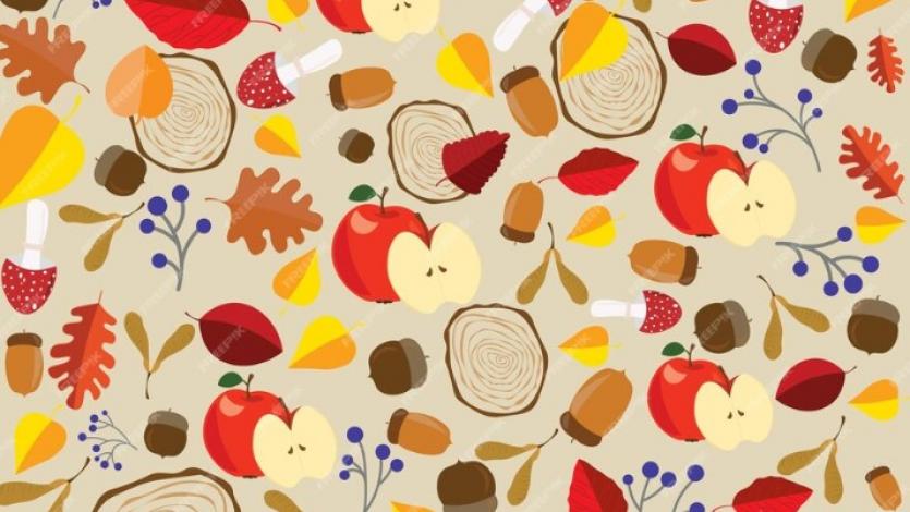 Φθινοπωρινά φρούτα: φύλλα εργασίας και κατασκευή 