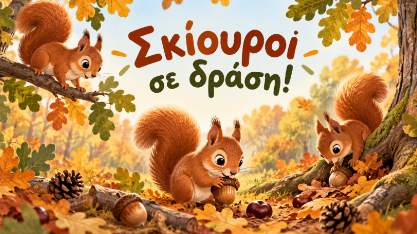 Σκίουροι σε δράση!